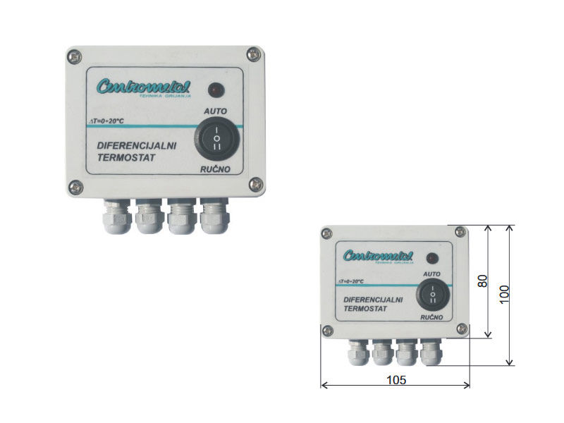Centrometal Diferencijalni termostat (s ticalima) - B design ponuda